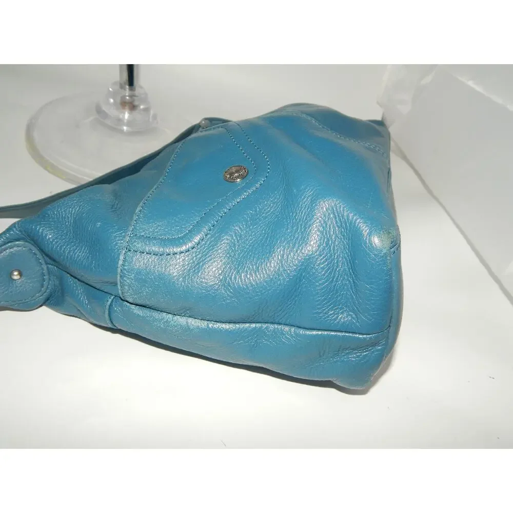 Stone Mountain Turquoise Leather Shoulder Handbag - Picture 5 of 8